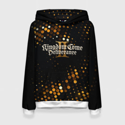 Женская толстовка 3D Kingdom Come Deliverance 2 золотые блестки