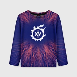 Детский лонгслив 3D Final Fantasy red energy