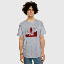 Мужская футболка хлопок Oversize Индиана и Великий круг - фото 2