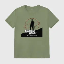 Мужская футболка хлопок Джонс младший и Великий Круг