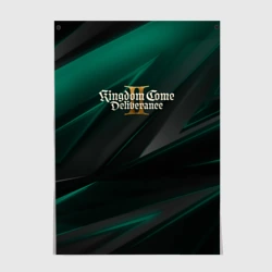 Постер Kingdom Come Deliverance 2 green black
