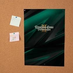 Постер Kingdom Come Deliverance 2 green black - фото 2