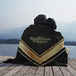 Плед 3D Kingdom Come Deliverance 2 золотая полоса - фото 2