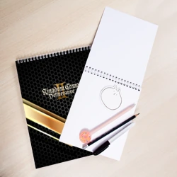 Скетчбук Kingdom Come Deliverance 2 золотая полоса - фото 2