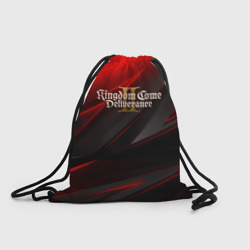 Рюкзак-мешок 3D Kingdom Come Deliverance 2 red black