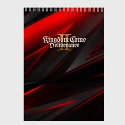 Скетчбук Kingdom Come Deliverance 2 red black