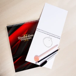 Скетчбук Kingdom Come Deliverance 2 red black - фото 2