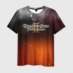 Мужская футболка 3D Kingdom Come Deliverance 2  logo