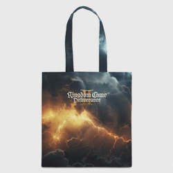 Шоппер 3D Kingdom Come Deliverance 2 лого на черном небе