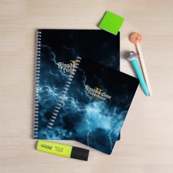 Тетрадь Kingdom Come Deliverance 2 синие молнии - фото 2