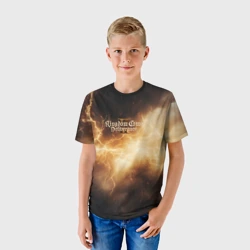 Детская футболка 3D Kingdom Come Deliverance 2 желтые молнии - фото 2