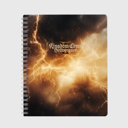 Тетрадь Kingdom Come Deliverance 2 желтые молнии