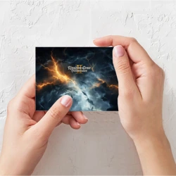 Поздравительная открытка Kingdom Come Deliverance 2 молнии - фото 2