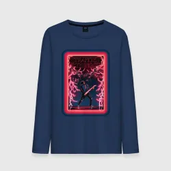 Мужской лонгслив хлопок Stranger Things - Eddie Munson