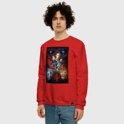Мужской свитшот хлопок Stranger Things 4  - фото 2