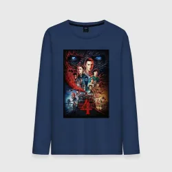Мужской лонгслив хлопок Stranger Things 4 