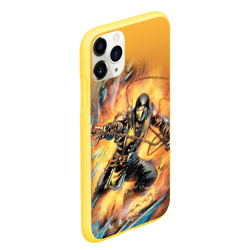 Чехол для iPhone 11 Pro Max матовый Scorpion - Mortal Kombat - фото 2