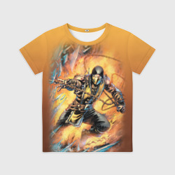 Детская футболка 3D Scorpion - Mortal Kombat