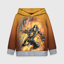 Детская толстовка 3D Scorpion - Mortal Kombat