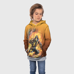 Детская толстовка 3D Scorpion - Mortal Kombat - фото 2