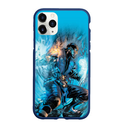 Чехол для iPhone 11 Pro Max матовый Mortal Kombat - Sub-Zero