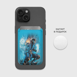Картхолдер Magsafe магнитный Mortal Kombat - Sub-Zero - фото 2