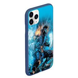 Чехол для iPhone 11 Pro Max матовый Mortal Kombat - Sub-Zero - фото 2