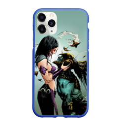 Чехол для iPhone 11 Pro Max матовый Mileena & Kotal Kahn - Mortal Kombat