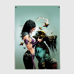 Постер Mileena & Kotal Kahn - Mortal Kombat