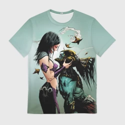 Мужская футболка 3D Mileena & Kotal Kahn - Mortal Kombat