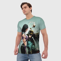 Мужская футболка 3D Mileena & Kotal Kahn - Mortal Kombat - фото 2