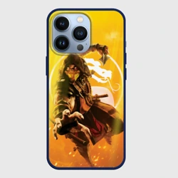 Чехол для iPhone 13 Pro Скорпион - Mortal Kombat