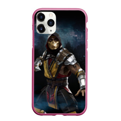 Чехол для iPhone 11 Pro Max матовый Mortal Kombat - Скорпион