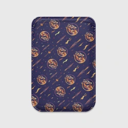 Картхолдер Magsafe магнитный Mortal Kombat logo pattern