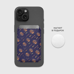 Картхолдер Magsafe магнитный Mortal Kombat logo pattern - фото 2