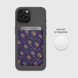 Картхолдер Magsafe магнитный Mortal Kombat logo pattern - фото 2