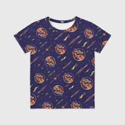 Детская футболка 3D Mortal Kombat logo pattern