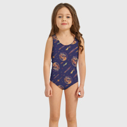 Детский купальник 3D Mortal Kombat logo pattern