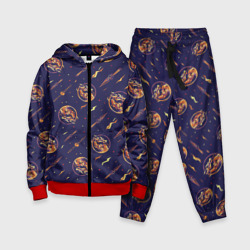 Детский костюм 3D Mortal Kombat logo pattern
