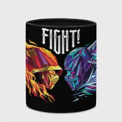 Кружка с полной запечаткой Саб-Зиро и Скорпион - Mortal Kombat - фото 2