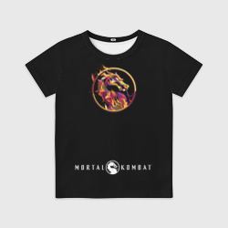 Детская футболка 3D Дракон - Мортал Комбат
