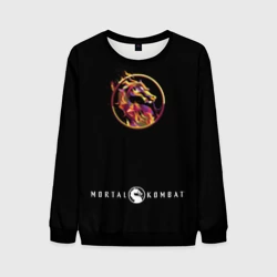 Мужской свитшот 3D Дракон - Мортал Комбат