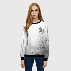 Женский свитшот 3D Danganronpa - white gradient вертикально - фото 2