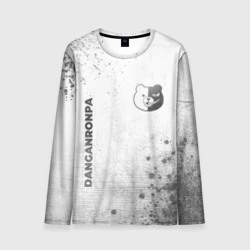 Мужской лонгслив 3D Danganronpa - white gradient вертикально