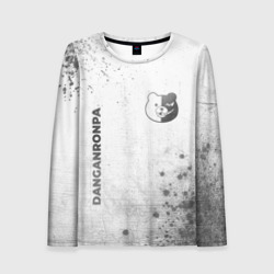 Женский лонгслив 3D Danganronpa - white gradient вертикально