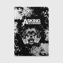 Обложка для автодокументов Asking Alexandria рок пес