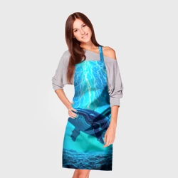 Фартук 3D Кит и удар молнии - фото 2