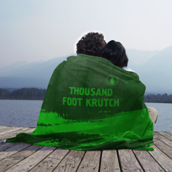 Плед 3D Thousand Foot Krutch - green gradient посередине - фото 2