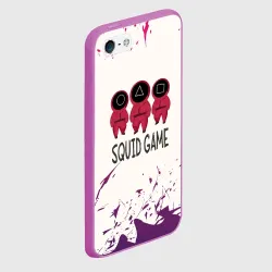 Чехол для iPhone 5/5S матовый Играй в кальмара - фото 2
