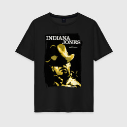 Женская футболка хлопок Oversize Indiana Jones and the Great Circle